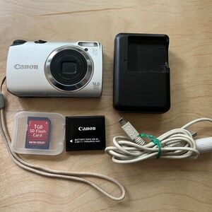 Canon PowerShot A3300 IS 16MP Digital Camera – 5x Zoom, HD, Fully Functional